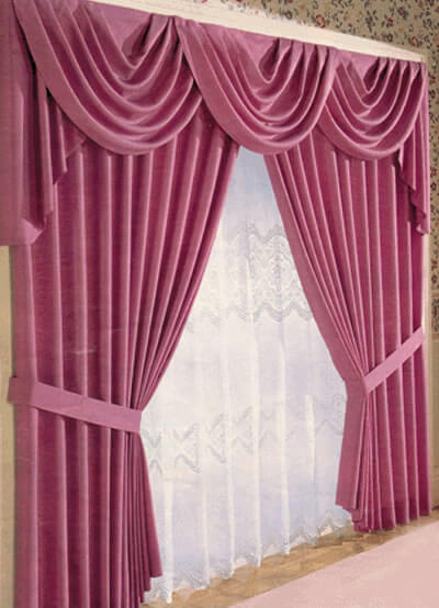 cortina y cenefas
